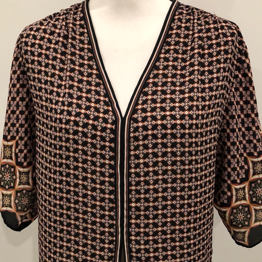 Max Studio Split Front Blouse - image 2